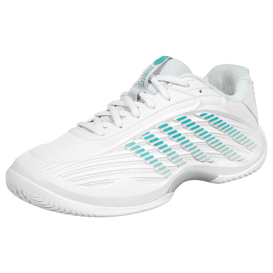 K-Swiss Women's Hypercourt Express 3 - Blanc de Blanc/Glacier Grey