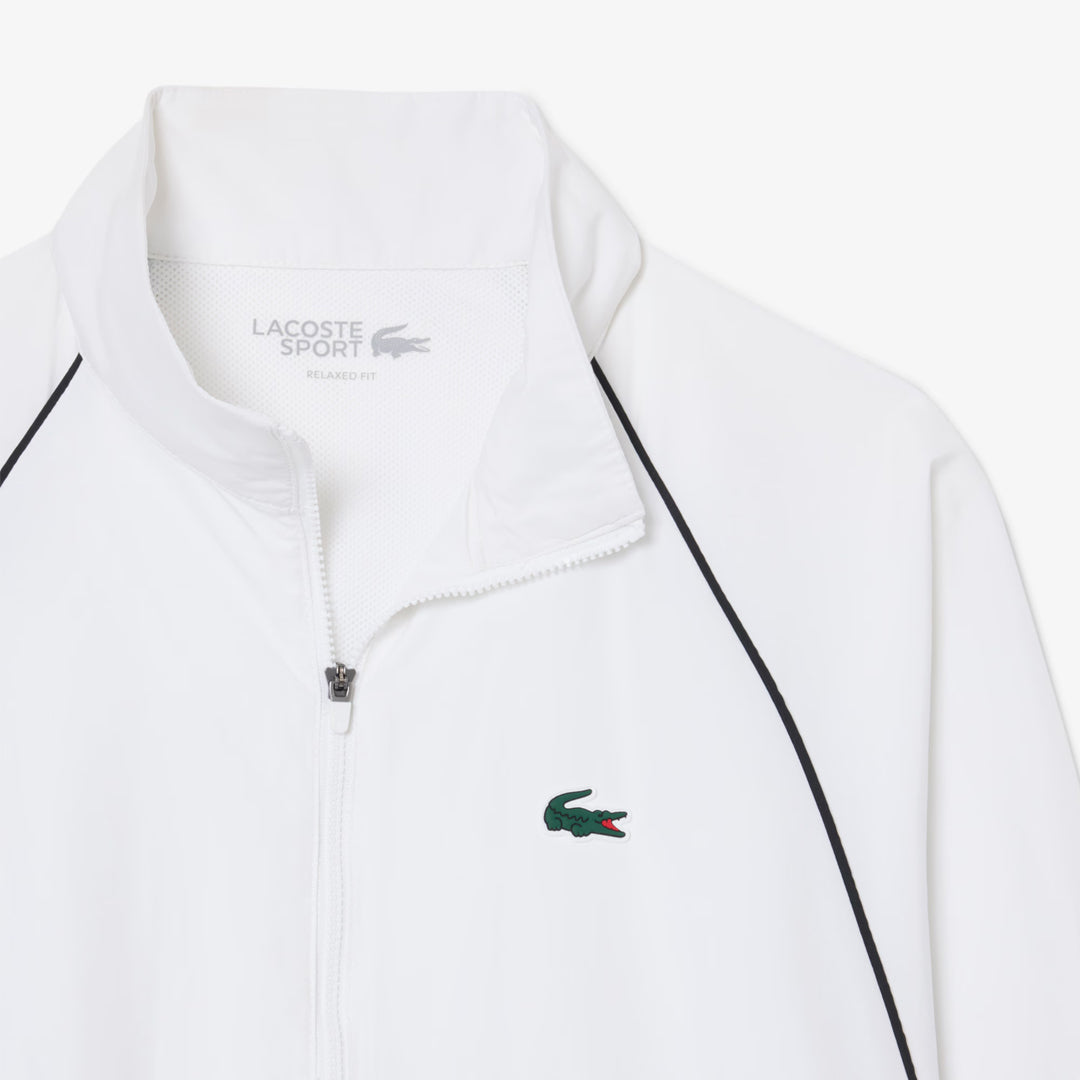 Lacoste Women's Trim Accent Sport Jacket - White