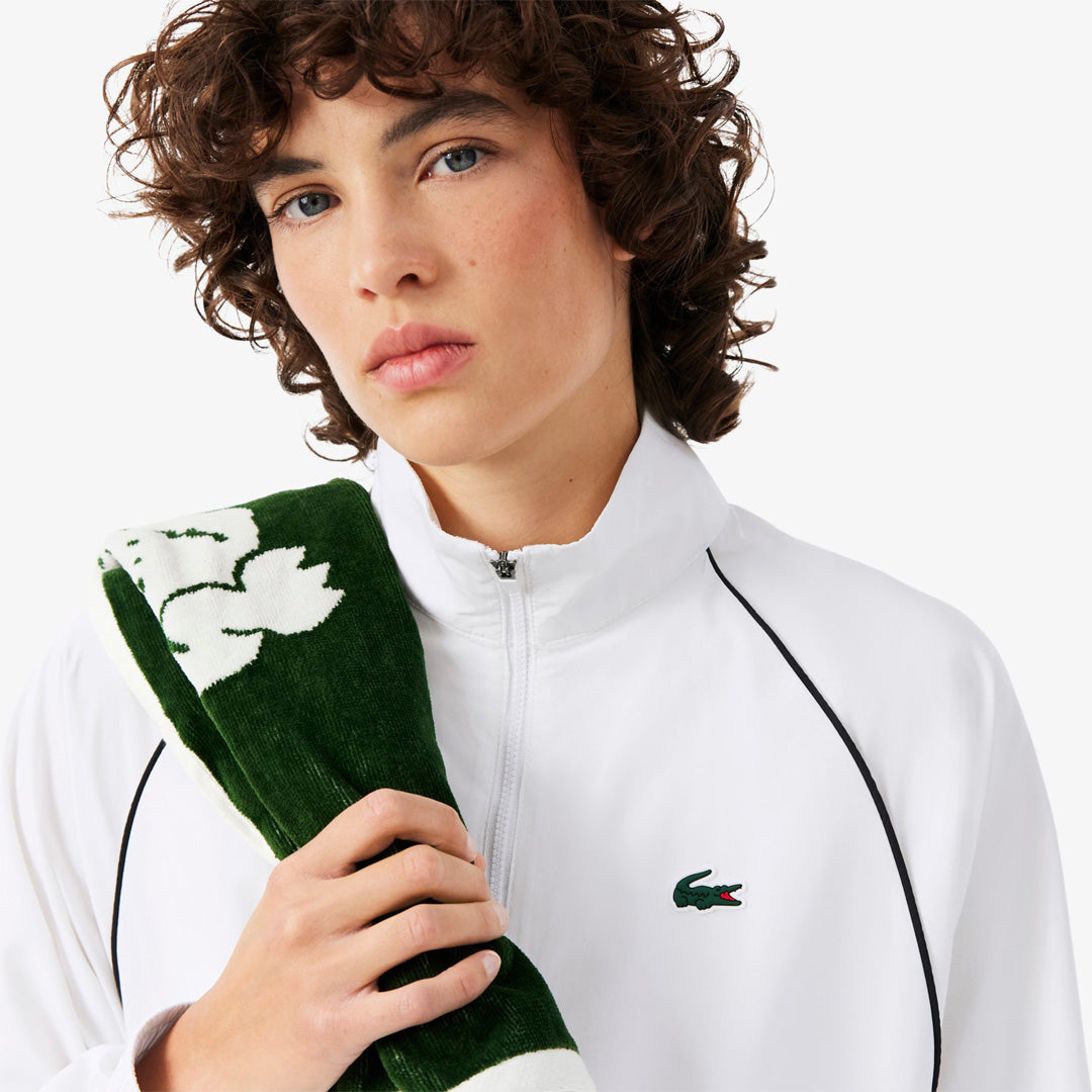 Lacoste Women's Trim Accent Sport Jacket - White