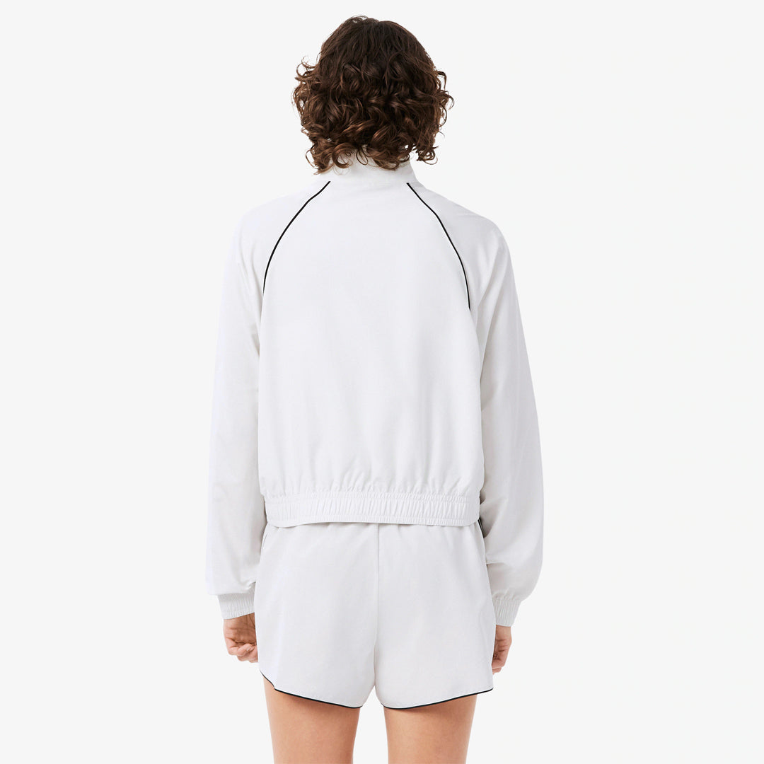 Lacoste Women's Trim Accent Sport Jacket - White