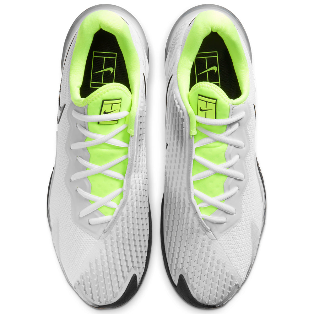 Nike Men's Air Zoom Vapor Cage 4 - Pure Platinum/Volt