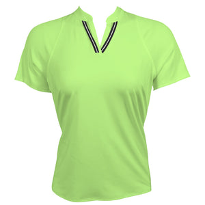 Lucky In Love Women's Innovate Tie Back Tee - Yellow Frost