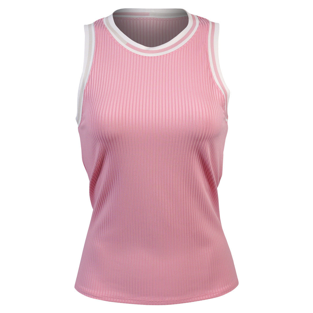 Lucky In Love Women's Weave It To Me Paris Weave Tank - Pink