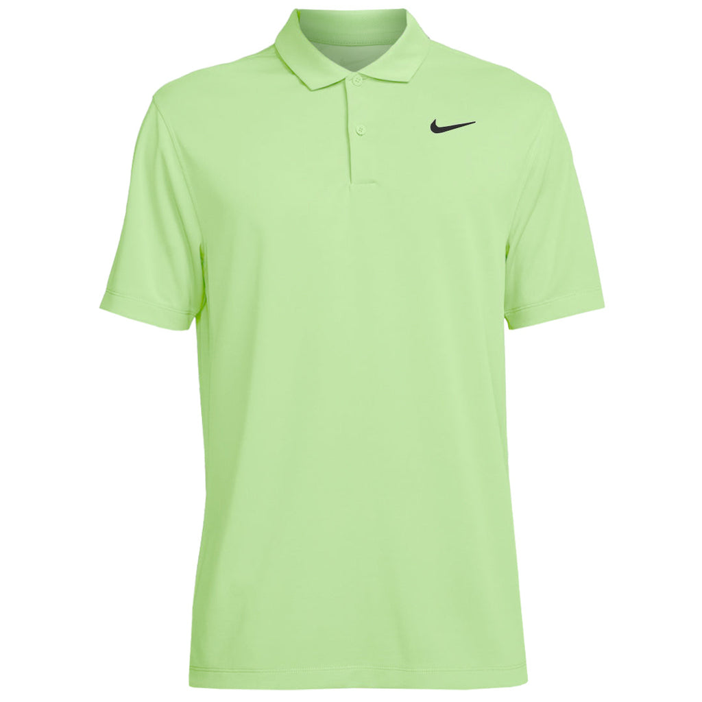 Nike Men's DriFit Solid Polo - Light Liquid Green