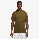 Nike Men's DriFit Polo - Olive Flak/White