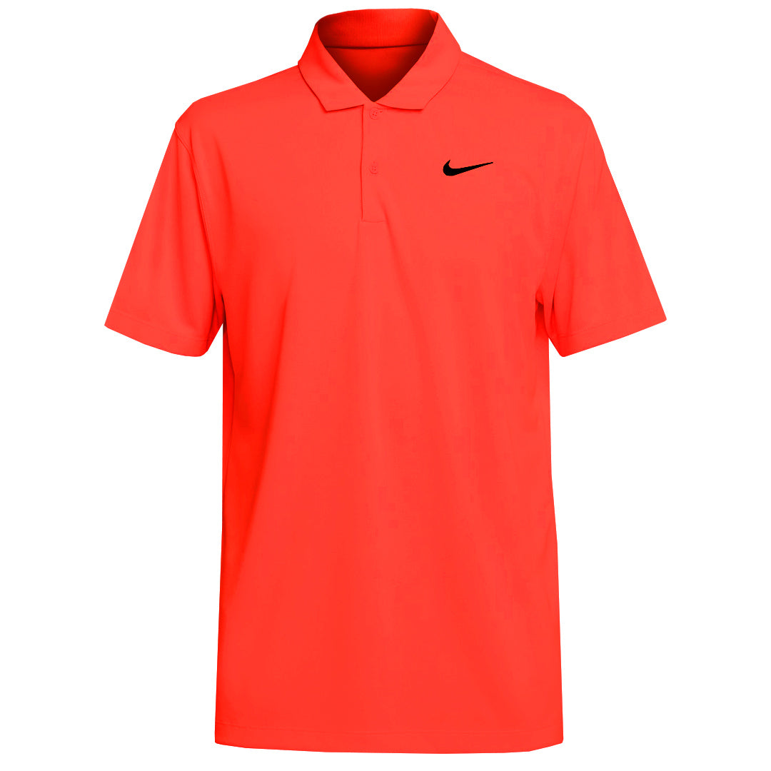 Nike Men's DriFit Solid Polo - Bright Crimson