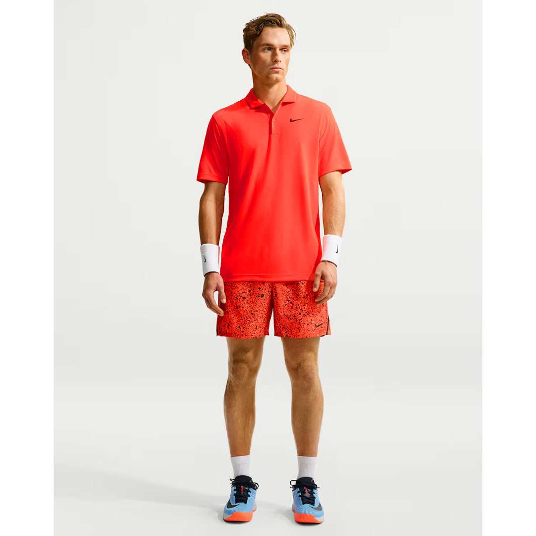 Nike Men's DriFit Solid Polo - Bright Crimson