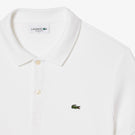 Lacoste Men's Pima Cotton Ribbed Polo - White