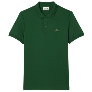 Lacoste Men's Pima Cotton Ribbed Polo - Pine Green