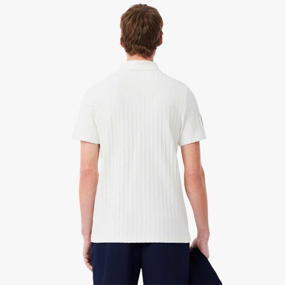 Lacoste Men's Heritage Ultra Dry Tennis Polo - White