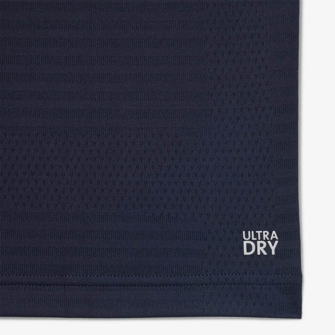 Lacoste Men's Ultra Dry Jacquard Polo - Navy Blue