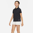 Nike Girls Victory DriFit Polo - Black