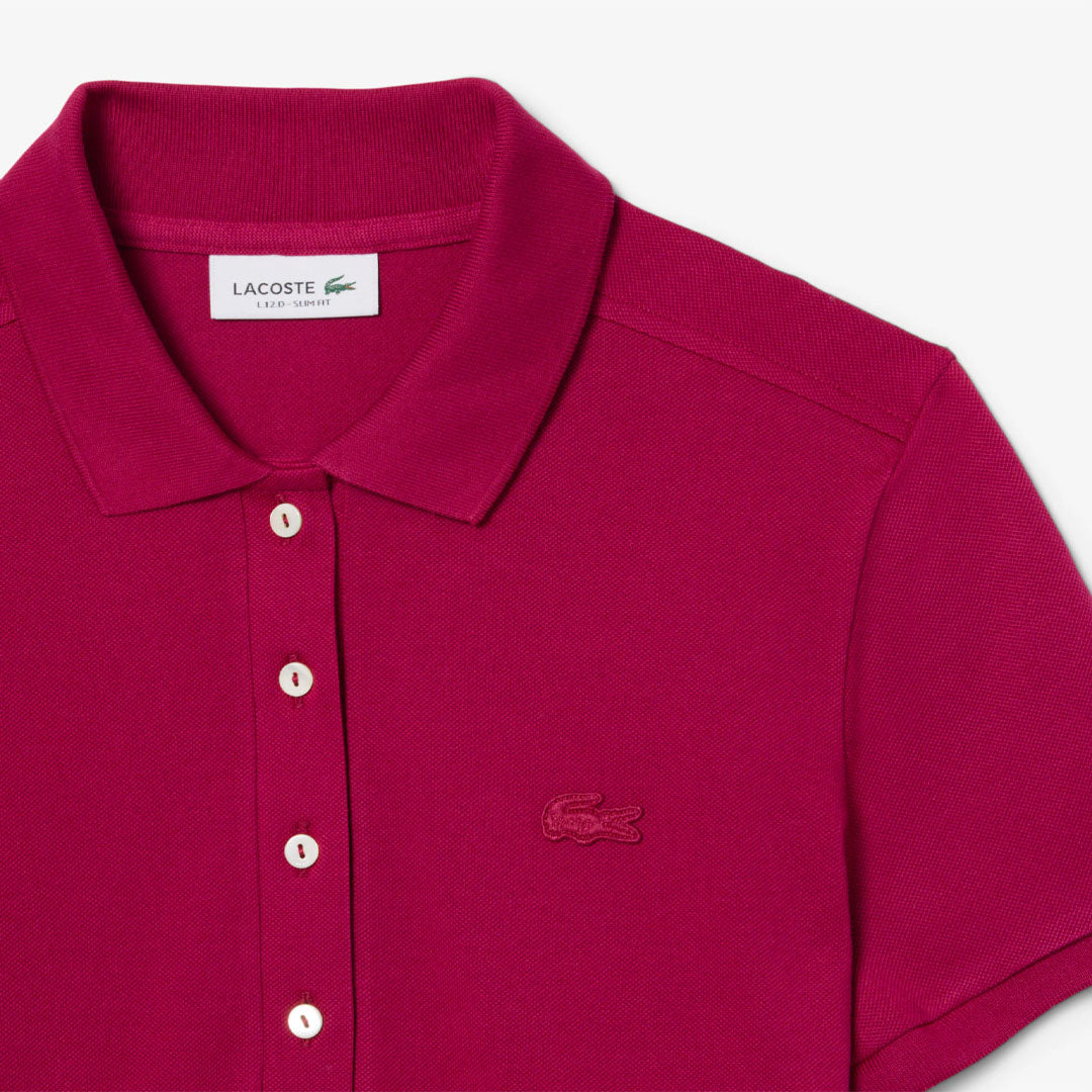 Lacoste Women's Stretch Mini Pique Polo Dress - Fuschia Pink