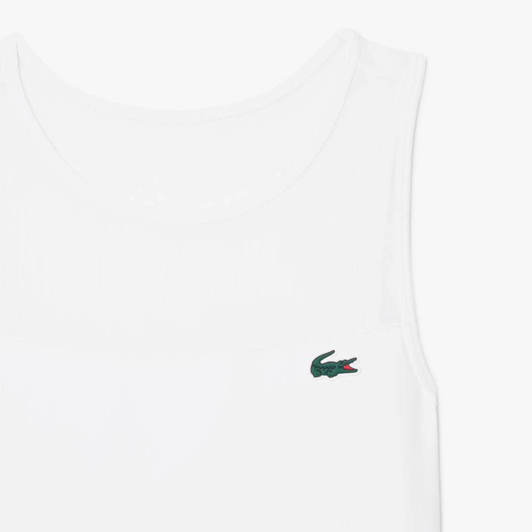 Lacoste Women's Pleated Stretch Tennis Dress - White