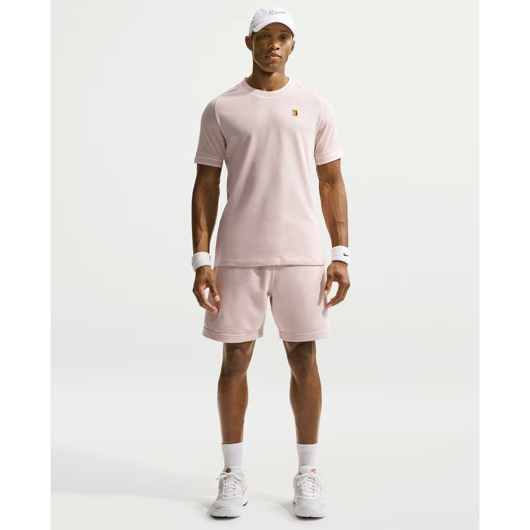 Nike Men's Heritage Court Short Sleeve - Slit Red