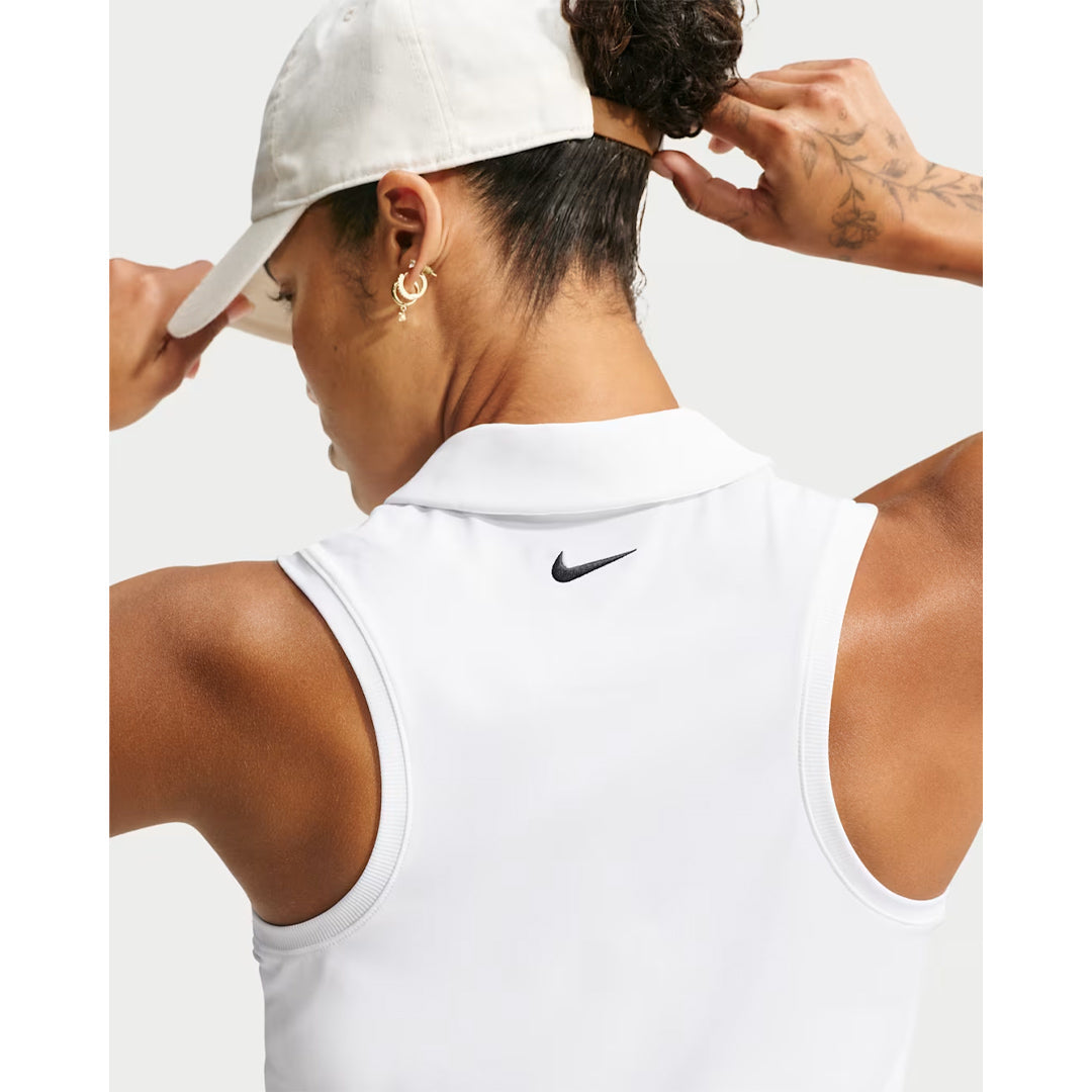 Nike Women's Victory Sleeveless Polo - White