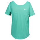 Nike Boys DriFit Scoop Tee - Green Frost
