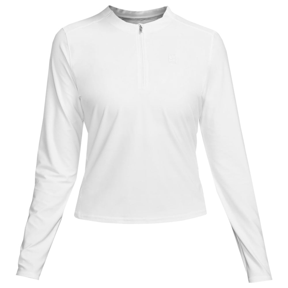 Nike Women's Advantage Mid-Layer Longsleeve - White