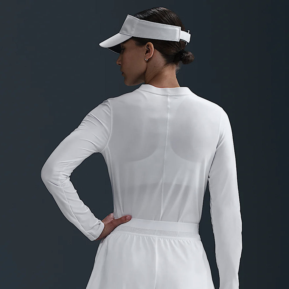 Nike Women's Advantage Mid-Layer Longsleeve - White
