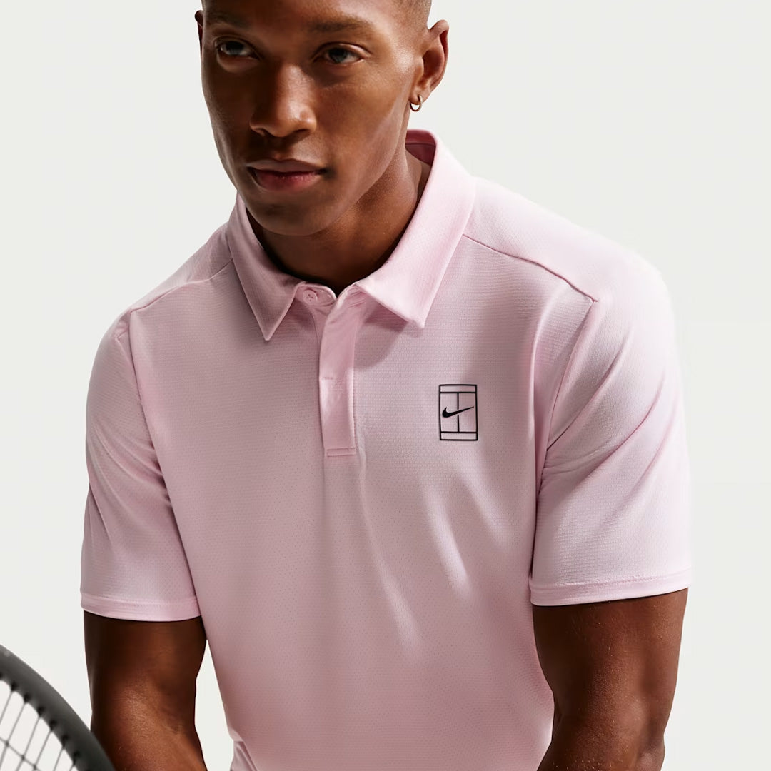 Nike Men's Advantage Polo - Pink Foam