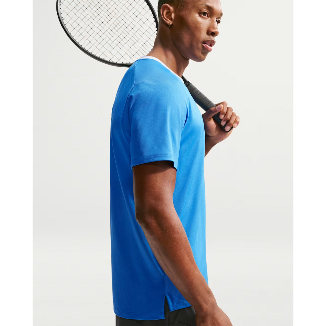 Nike Men's Advantage Court Top - Light Photo Blue