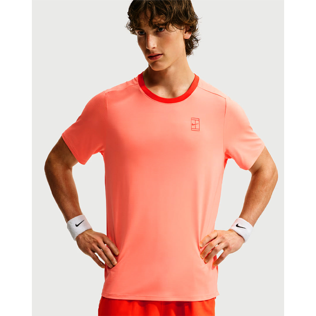 Nike Men's Advantage Court Tee - Atomic Red