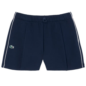 Lacoste Women's Heritage Stretch Pique Short - Navy