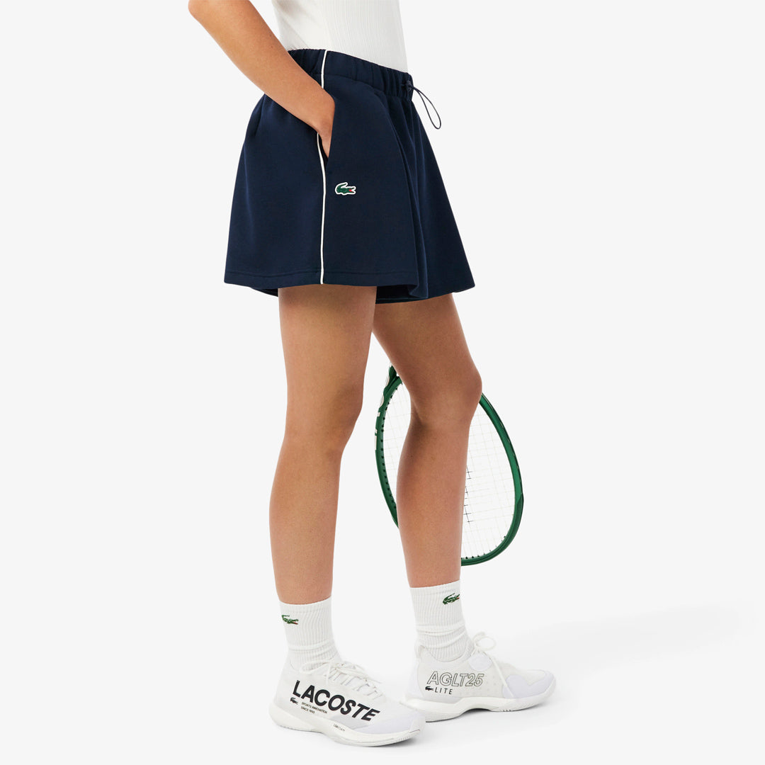 Lacoste Women's Heritage Stretch Pique Short - Navy