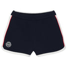 Lacoste Women's Heritage Stretch Pique Short - Navy Blue/White