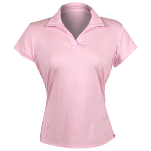 Lucky In Love Women's Day Club Short Sleeve Polo - Pink