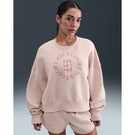 Nike Women's Heritage II Crew Neck Sweater - Silt Red/Red Stardust