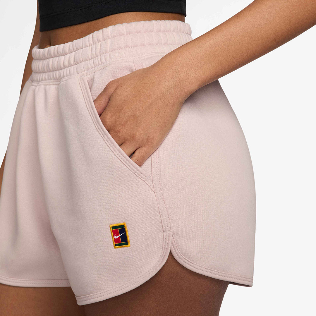Nike Women's Heritage Fleece Short - Slit Red