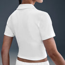 Nike Women's Heritage Cropped Polo - White