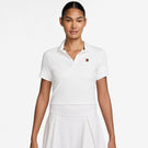 Nike Women's Heritage Cropped Polo - White