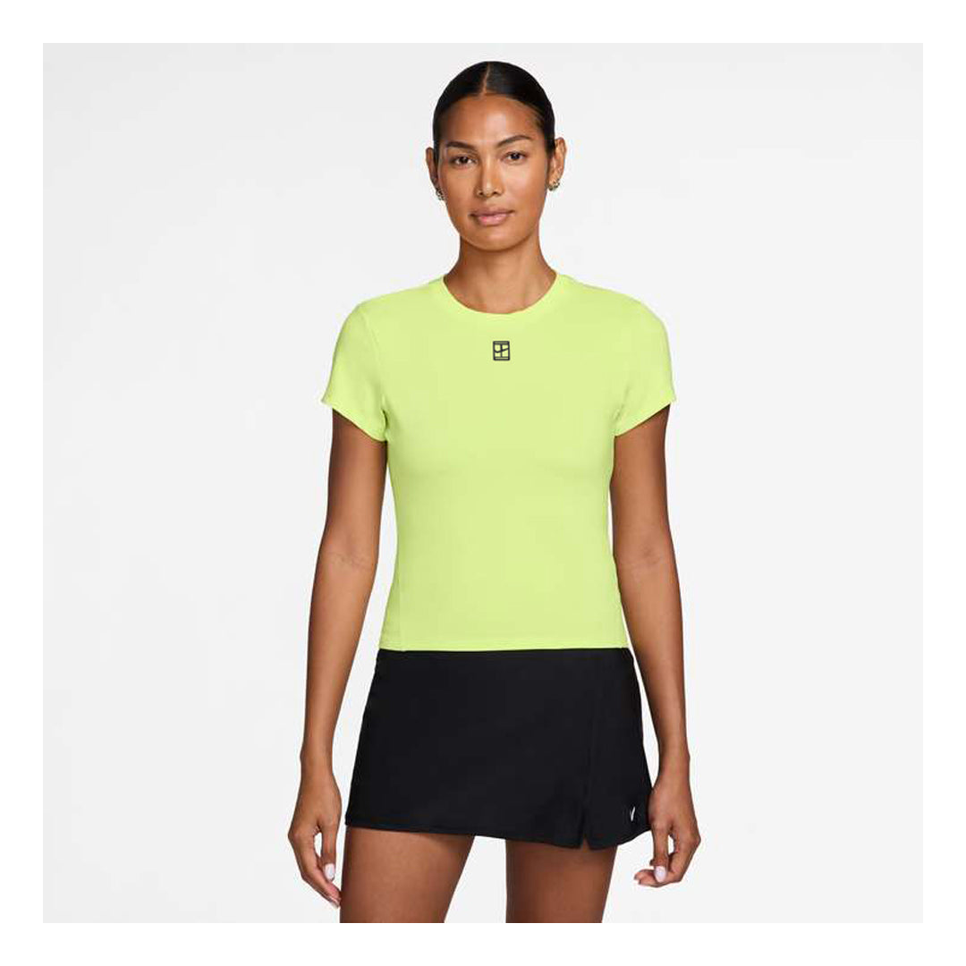 Nike Women's Advantage Short Sleeve - Light Lemon Twist