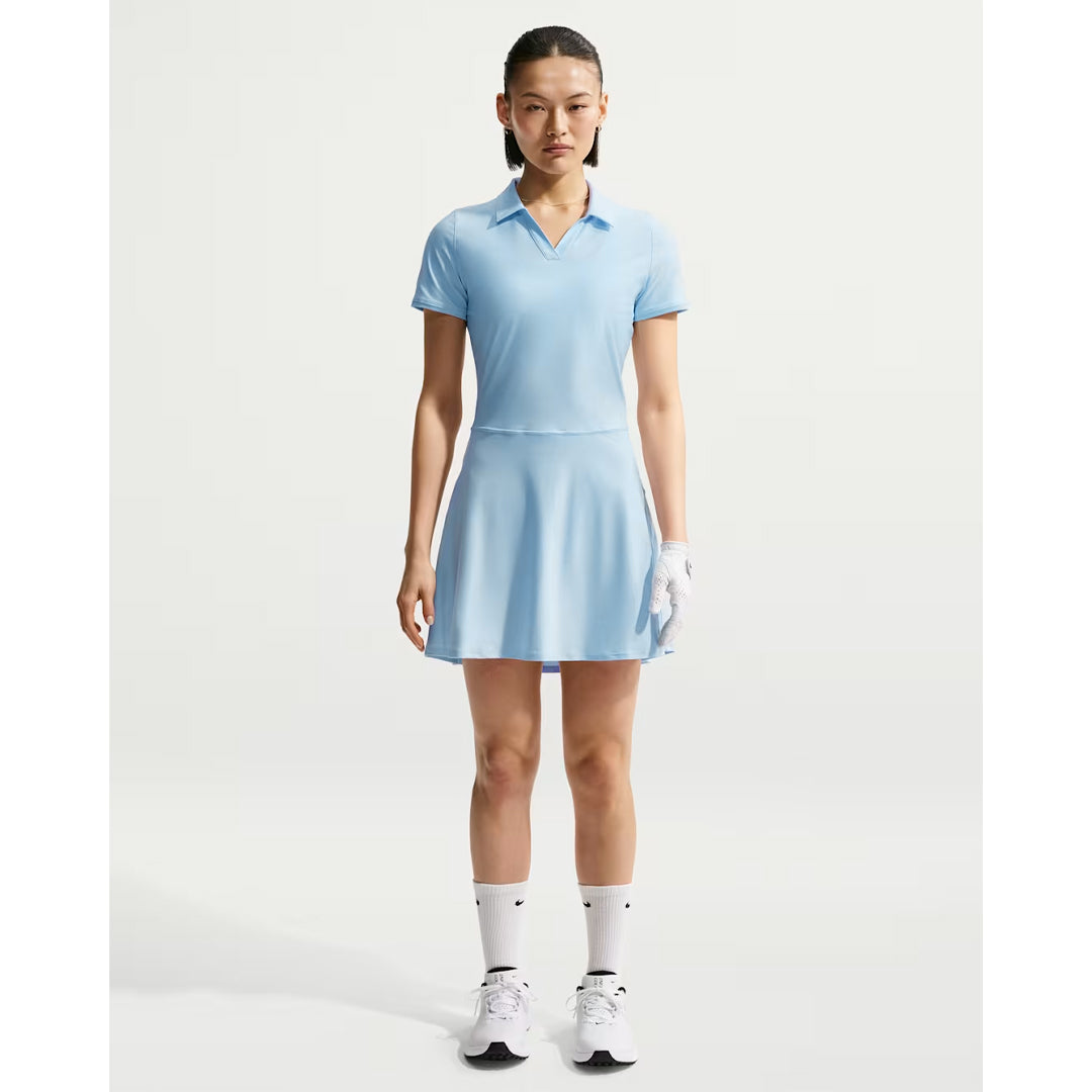 Nike Women's Victory Polo Dress - Hydrogen Blue