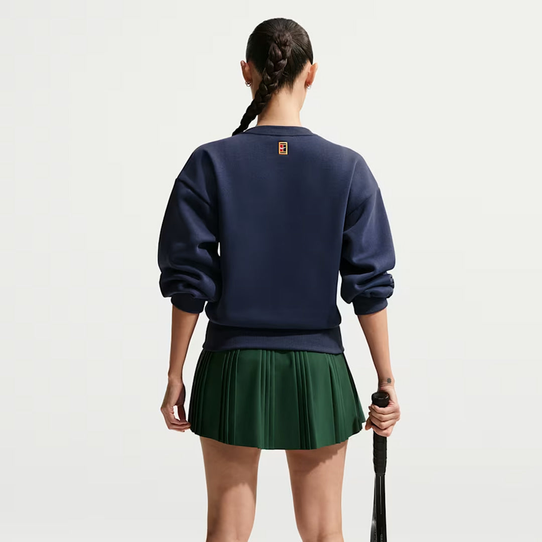 Nike Women's Court Crewneck Sweater - Midnight Navy