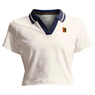 Nike Women's Court Crop Top - Sail/Midnight Navy