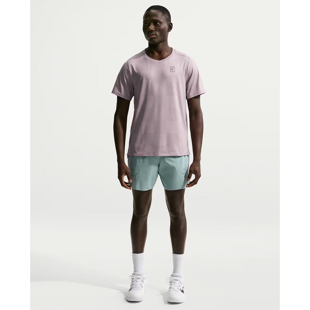Nike Men's Advantage Print Tee - Light Violet Ore