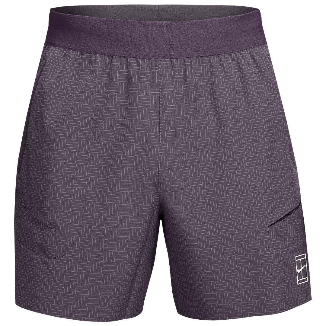 Nike Men's Advantage Print 6" Short - Dark Raisin