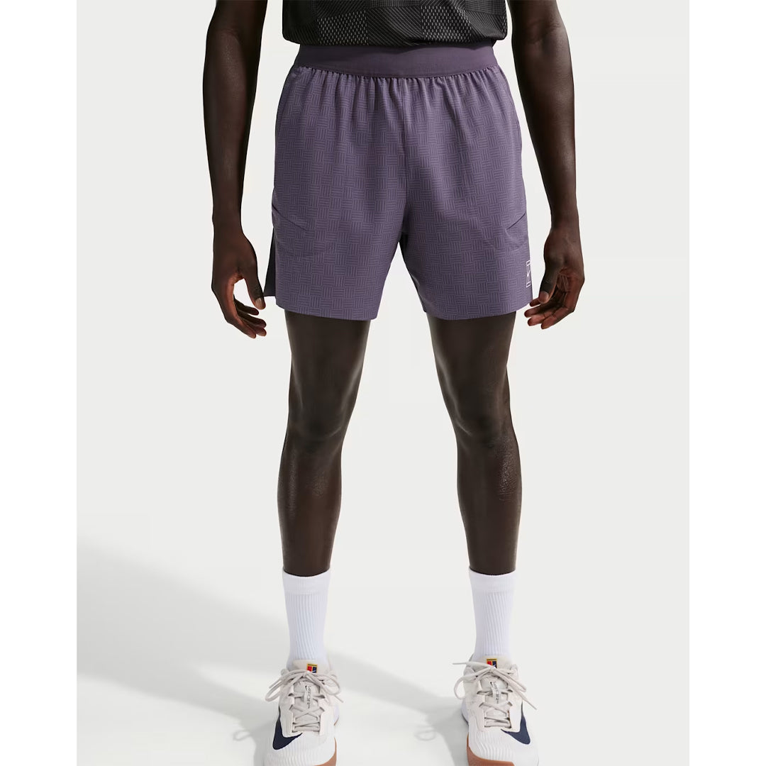 Nike Men's Advantage Print 6" Short - Dark Raisin