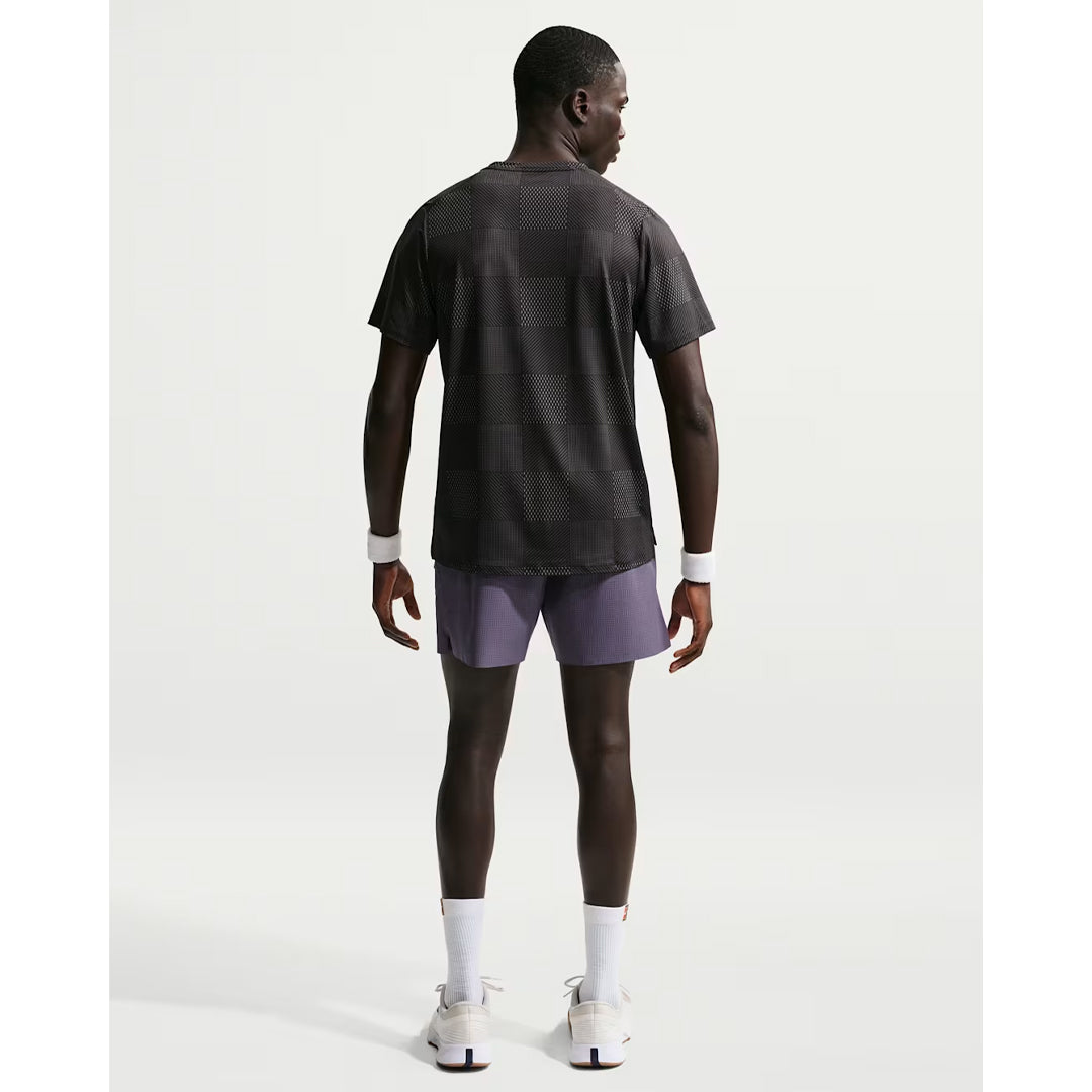 Nike Men's Advantage Print 6" Short - Dark Raisin