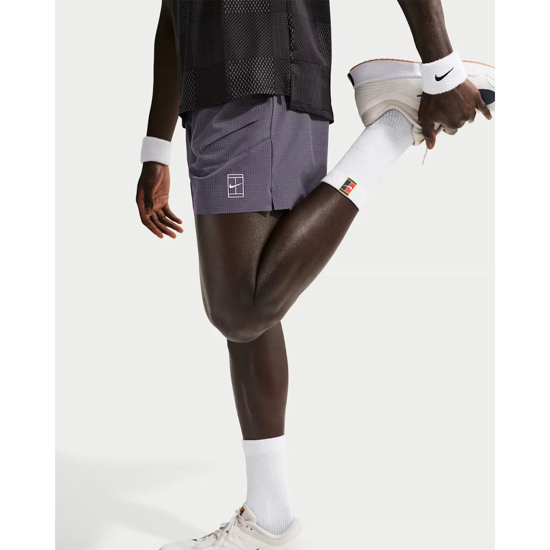 Nike Men's Advantage Print 6" Short - Dark Raisin