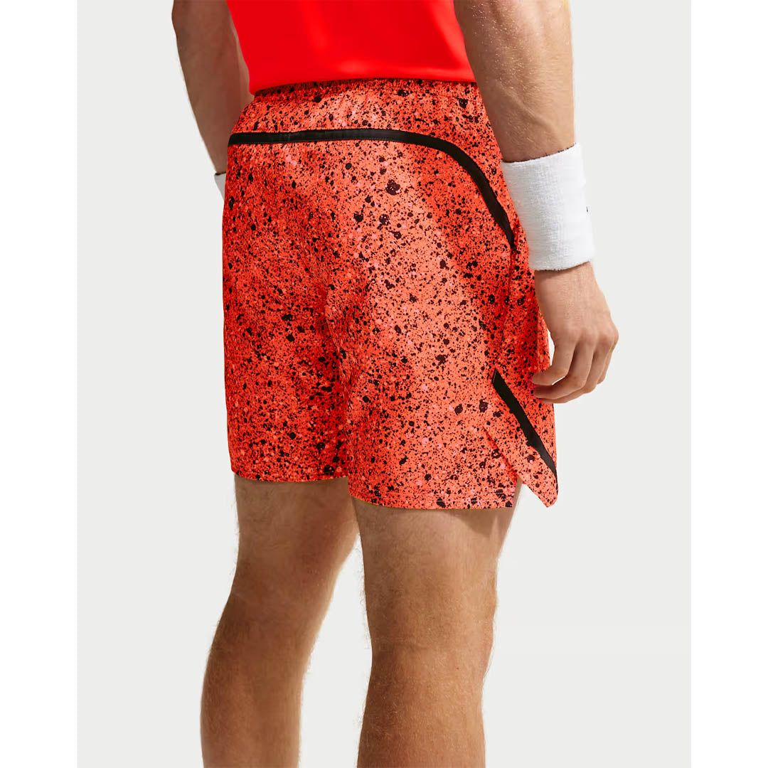Nike Men's Victory Print 7" Short - Bright Crimson/Black