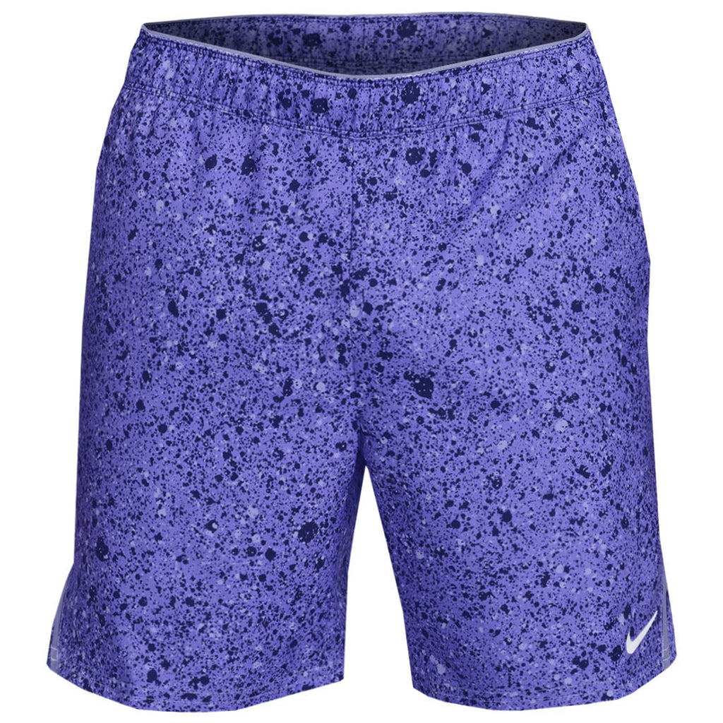 Nike Men's Victory Print 7" Short - Lapis/Light Thistle