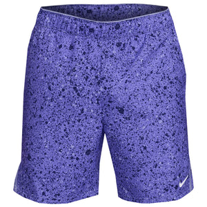 Nike Men's Victory Print 7" Short - Lapis/Light Thistle