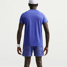 Nike Men's Victory Print 7" Short - Lapis/Light Thistle