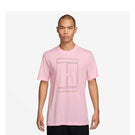 Nike Men's Heritage Court Tee - Pink Foam