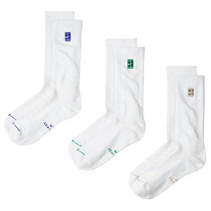 Nike Everyday Elevated Crew 3 Pack Socks - White/Multi
