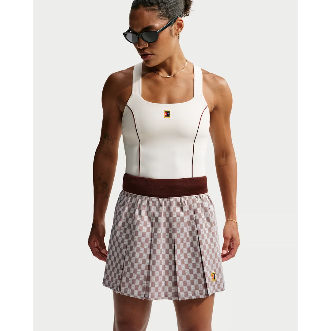 Nike Women's Court Collection High Rise Skort - Mystic Dates